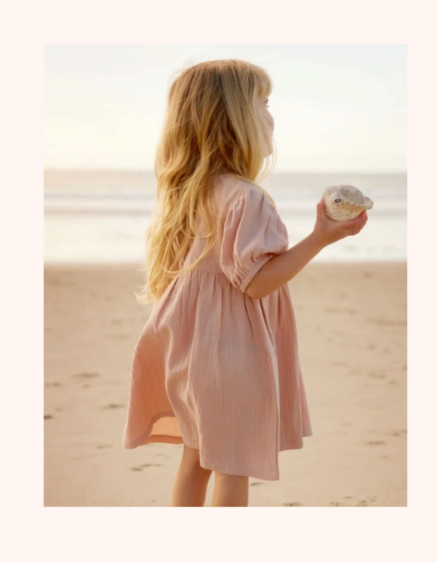 Albertine Dress - Rose Dust Crinkle