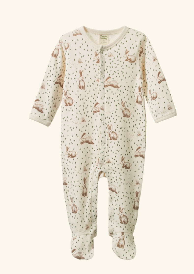 RABBITTY PRINT cotton stretch and grow
