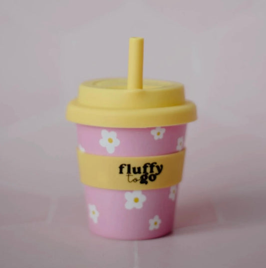 Reusable Fluffy Cup -Daisy