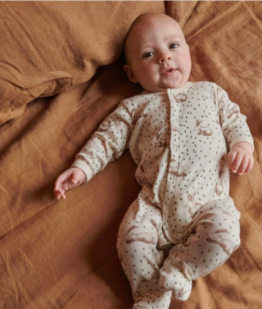 RABBITTY PRINT cotton stretch and grow