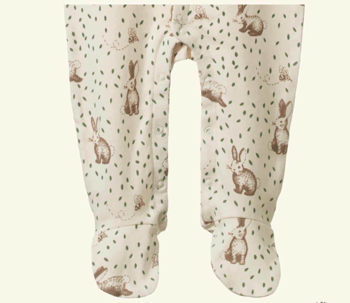 RABBITTY PRINT cotton stretch and grow