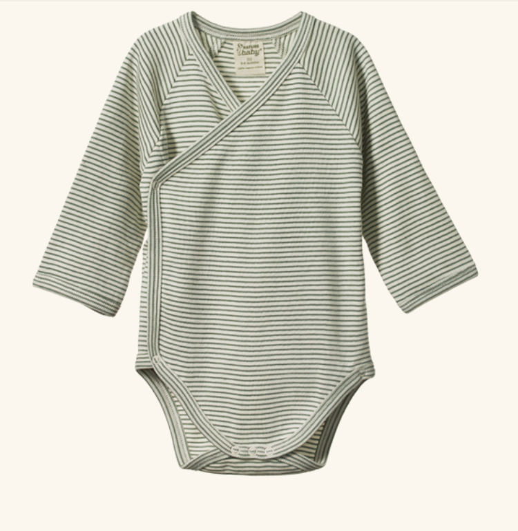 Long Sleeve Kimono Bodysuit
