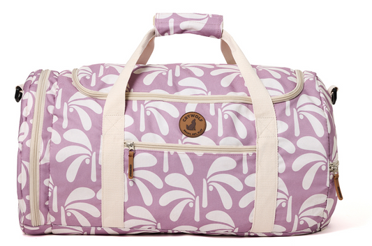 Lilac Palms  -  Packable Duffel Bag