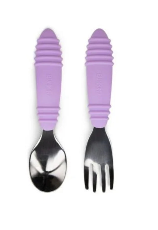 Bumkins Spoon and Fork- Lavender
