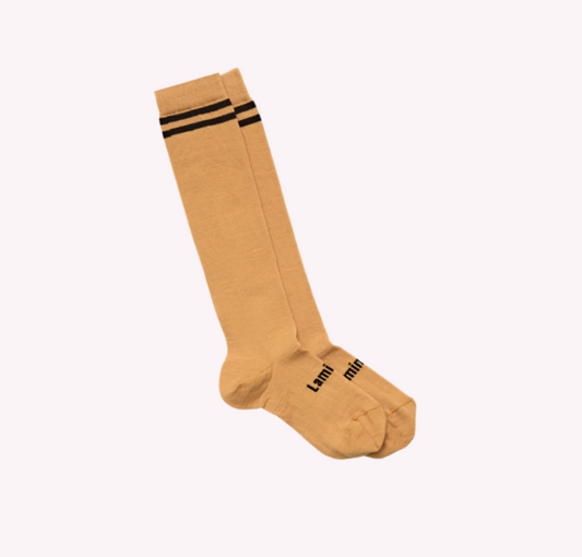 Lamington Merino Socks Knee High- Tiger