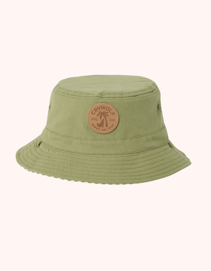 REVERSIBLE BUCKET HAT - Coastal Stripe