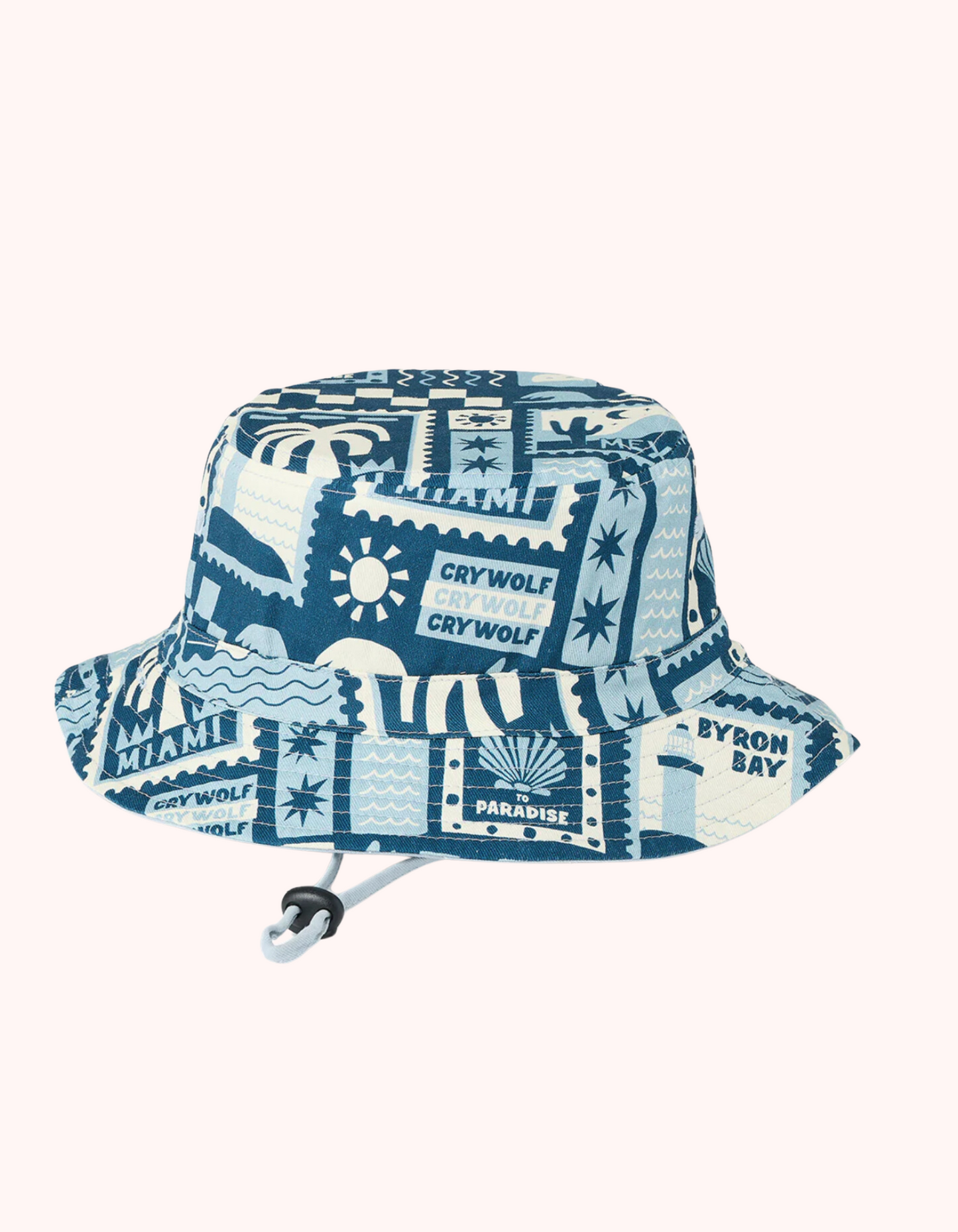 REVERSIBLE BUCKET HAT - Postcards