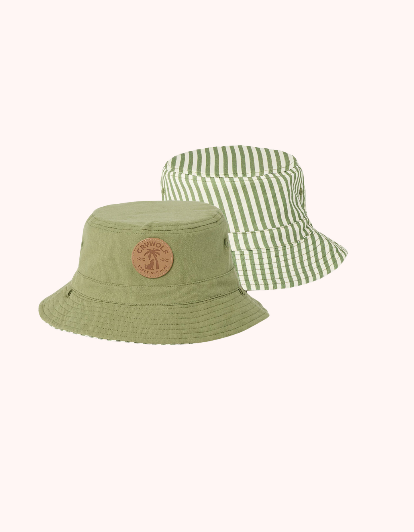 REVERSIBLE BUCKET HAT - Coastal Stripe