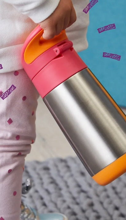 350ml insulated drink bottle - strawberry shake