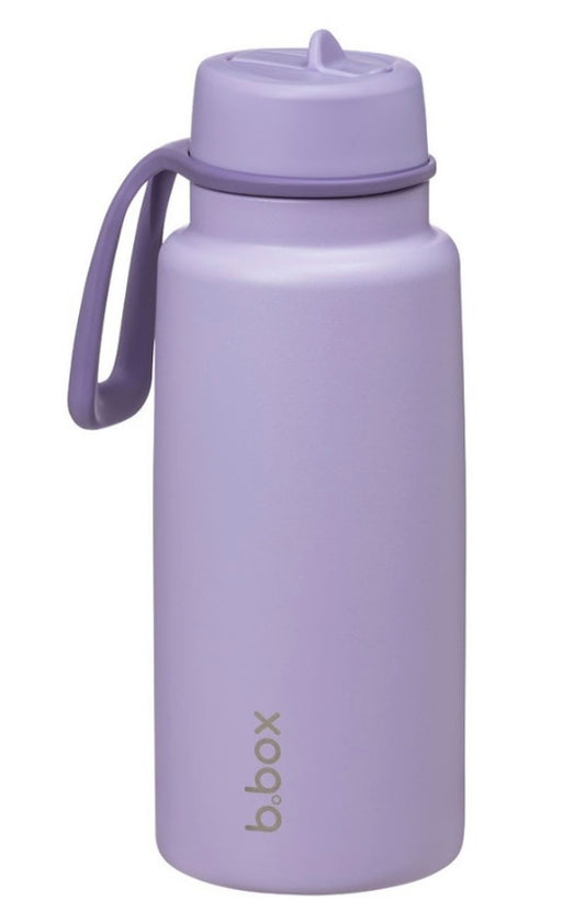 Insulated Flip Top 1 Litre Bottle -lilac