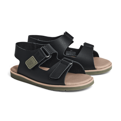 WILDER SANDAL - Black/Khaki