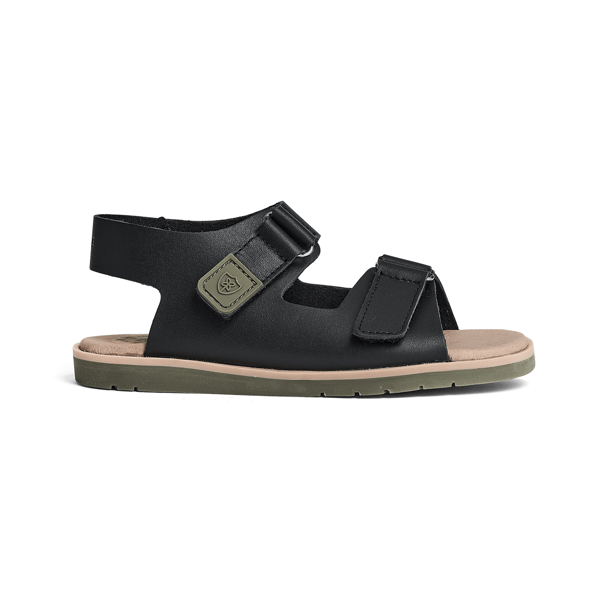 WILDER SANDAL - Black/Khaki