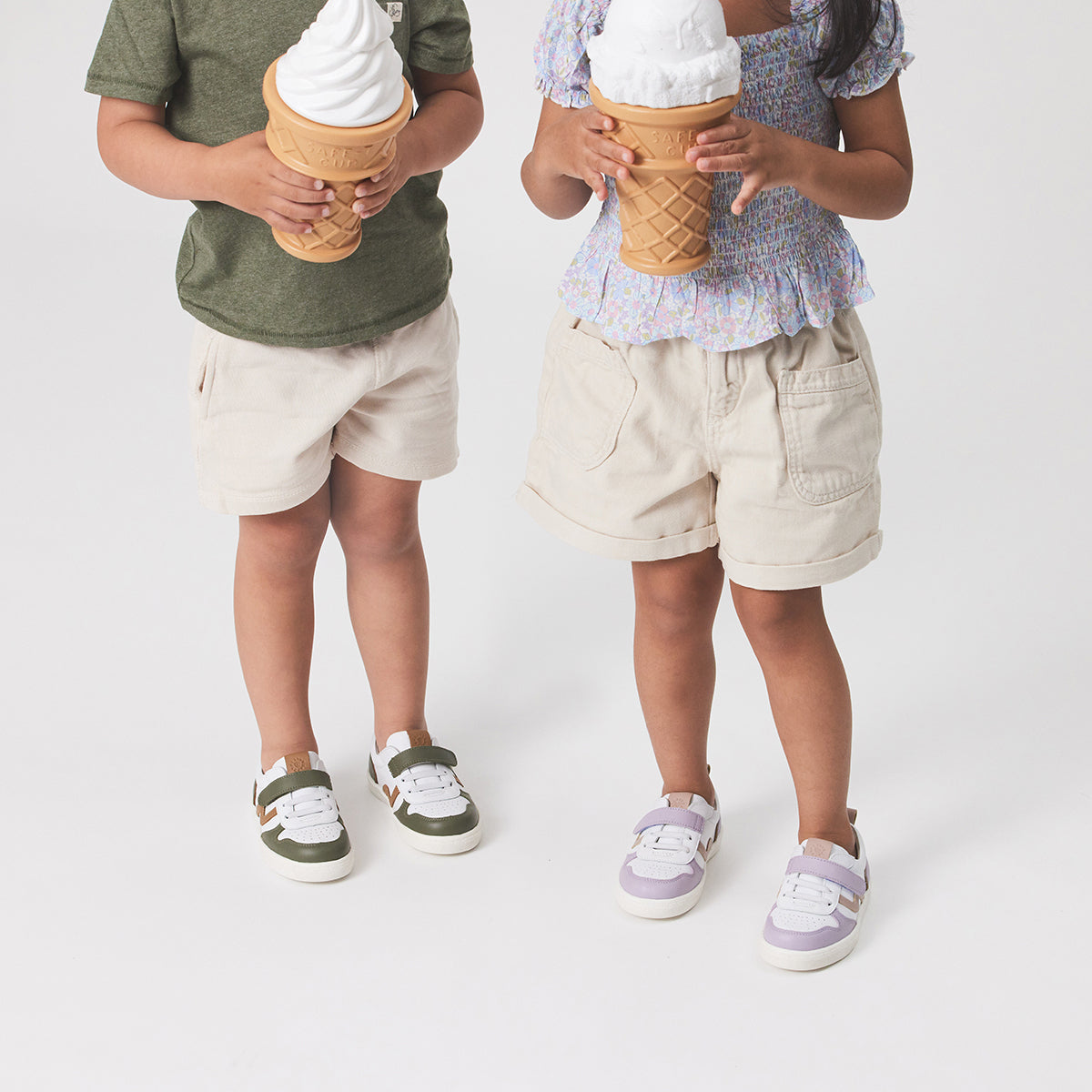 XO TRAINER - Khaki/ Tan Combo -