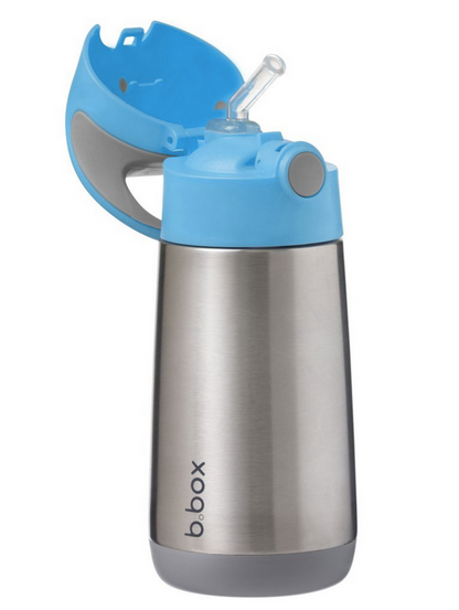 350ml insulated drink bottle -Blue Slate