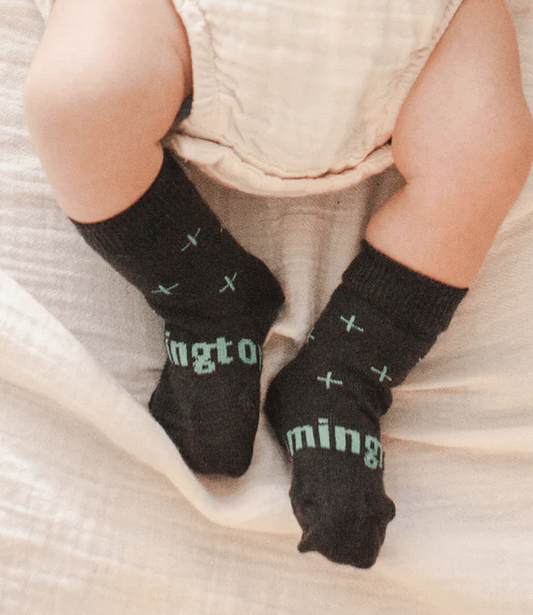 Merino Wool Crew Socks | BABY | Cactus