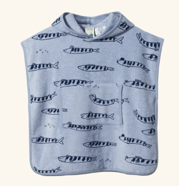 Poncho Towel - South Seas Print Terry