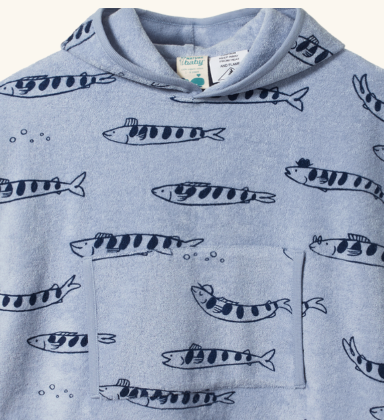 Poncho Towel - South Seas Print Terry
