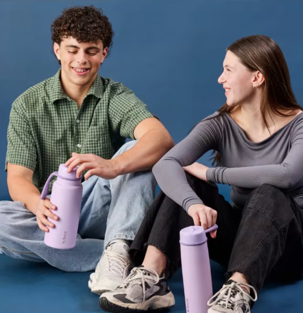 B.BOX Insulated Flip Top Btl 690ml Lilac Love