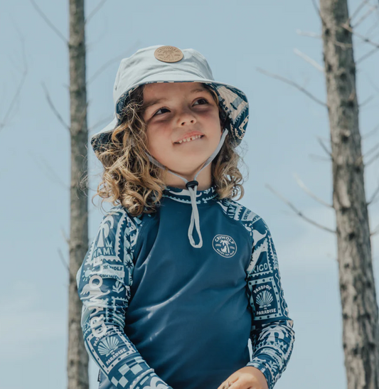 REVERSIBLE BUCKET HAT - Postcards