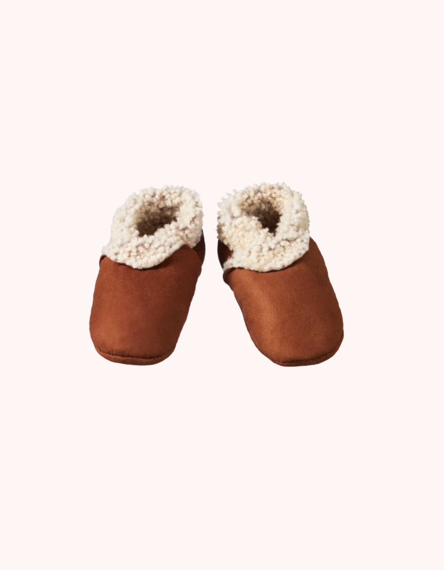 Nature Baby Lambskin Booties Cinnamon